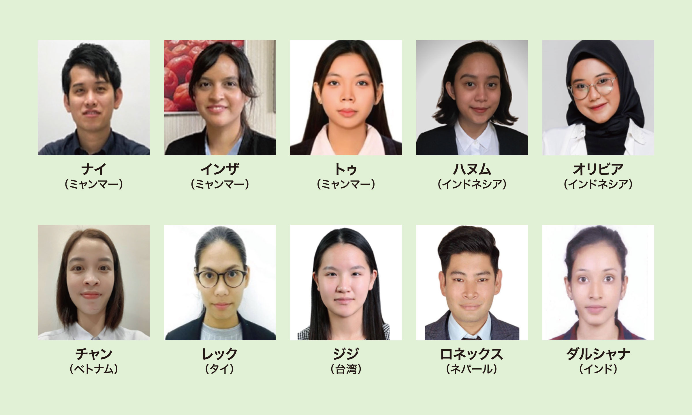 外国人社員が全て対応します